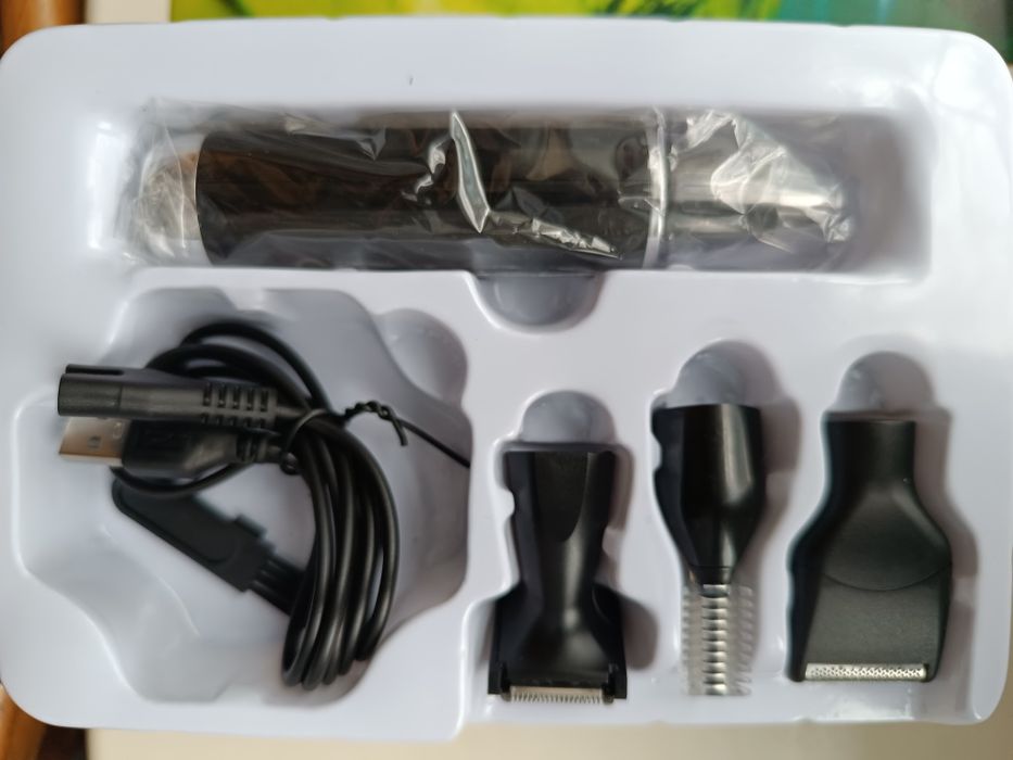 Триммер 4в1 для бороды/висков/носа/ушей