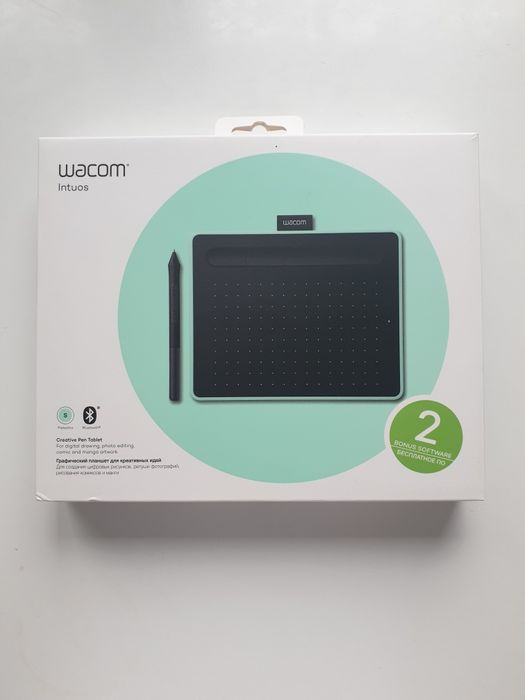 Tablet graficzny wacom intuos BT pistacjowy