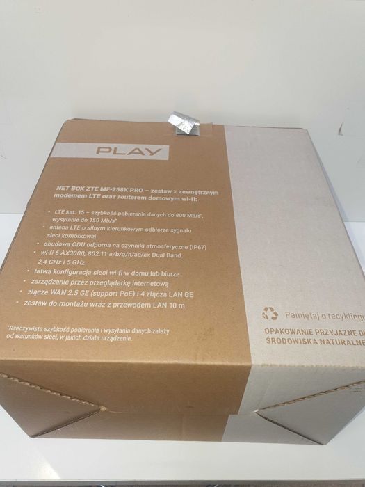 Nowy Router ZTE MF-256K Pro/Modem LTE/WI-FI/Antena/ Faktura VAT