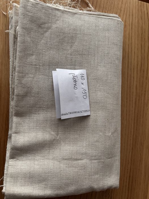 Płótno lniane naturalne