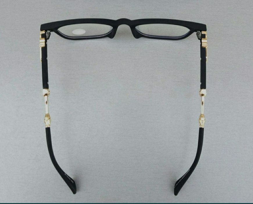 Chrome Hearts очки мужские имиджевые оправа для очков черная зол лого