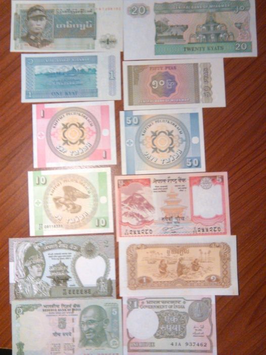 Vendo 60 notas, não circuladas, lote "Ásia 2 "