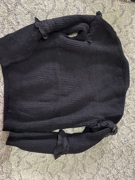 Camisola preta de malha