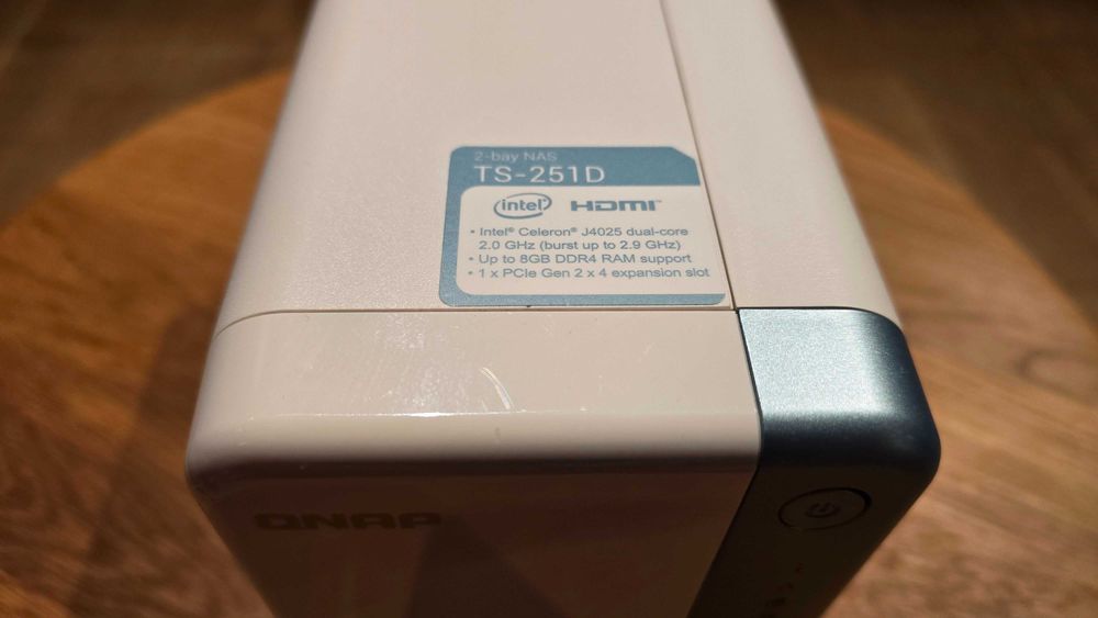 Serwer NAS QNAP TS-251D 4GB + 8TB !!! TANIO !!!