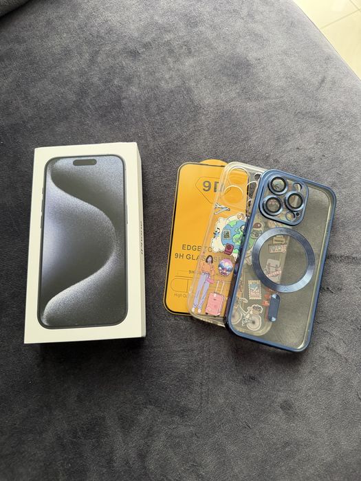 Iphone 15 Pro 256GB Blue Titanium idealny