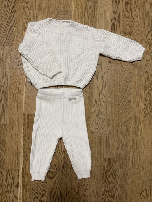 Little angel 92 розмір Дитячий костюм білий вʼязаний на фотосесію