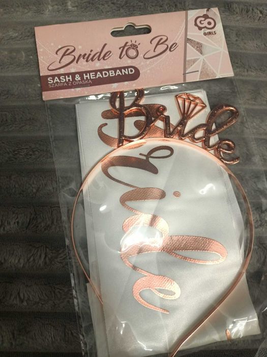 welon led, szarfa i opaska na wieczór panieński