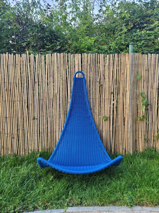 Fotel siedzisko wiszące niebieskie IKEA