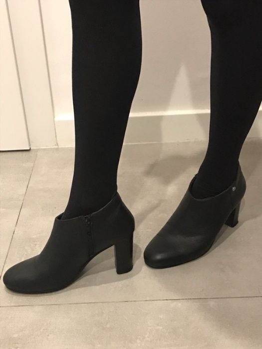 Ochnik_wiosenne, czarne botki_39 rozm.