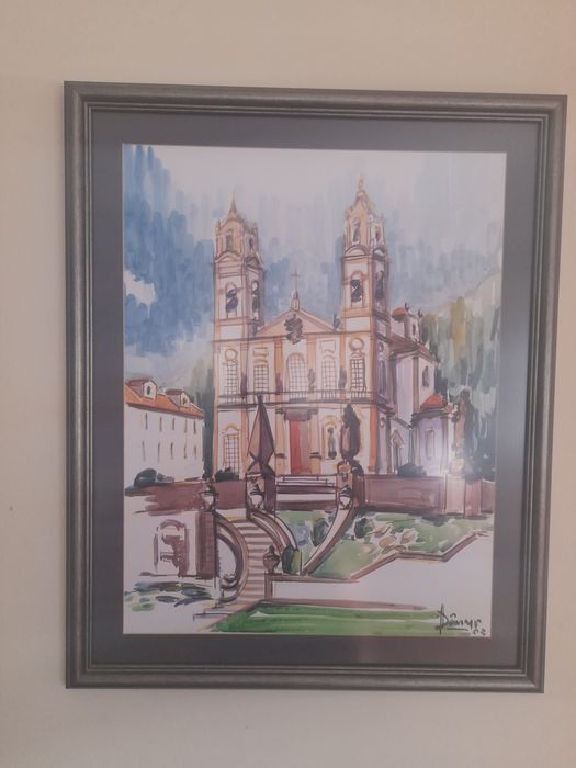 Quadro da igreja do Bom Jesus.