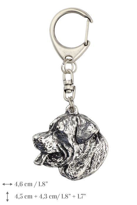 Rottweiler III brelok posrebrzany Art-Dog