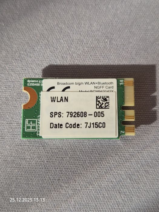 Продам Wi-Fi + Bluetooth модуль Broadcom BCM943142Y