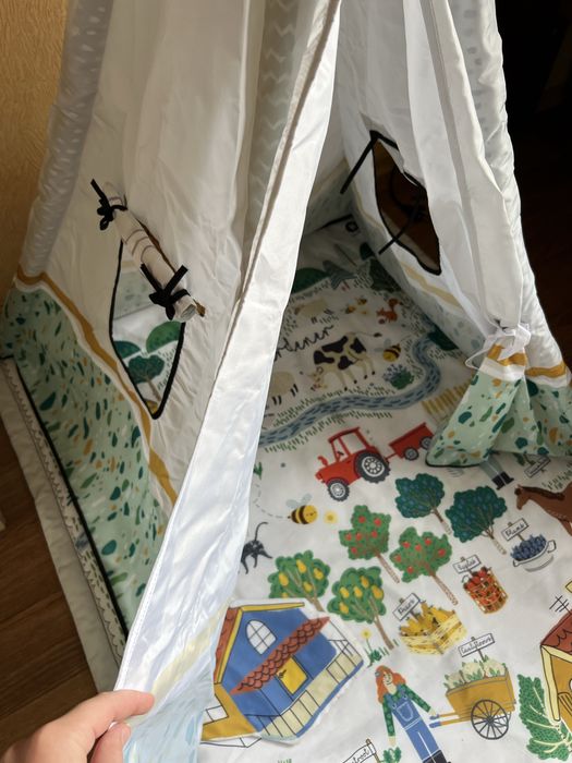 Дитячий розвиваючий килимок 3в1 Kinderkraft Little Gardener