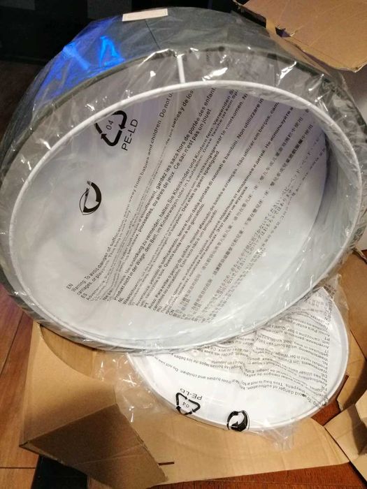 Lampa sufitowa okrągła 40 cm LED z pilotem Navaris