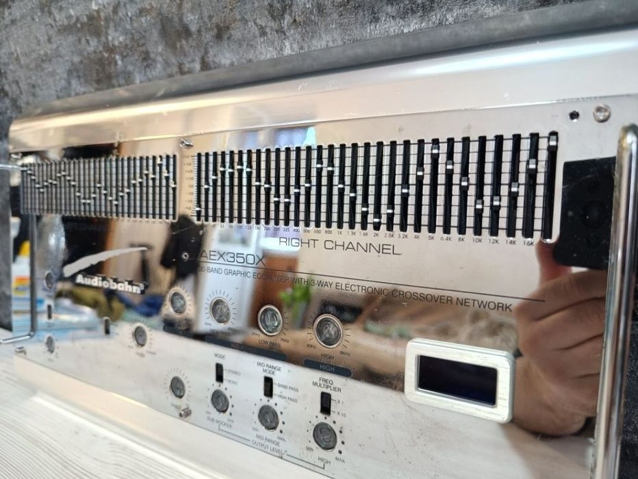 Редкий Audiobahn AEX350x Кросовер-эквалайзер focal,hertz,helix,audison