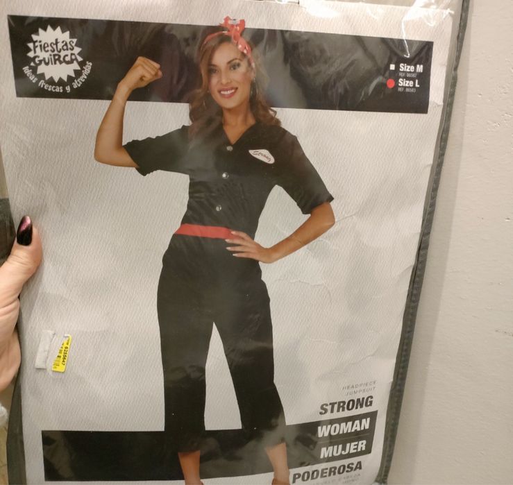 Strój Gurcia silna kobieta strong woman pilotka mechanik