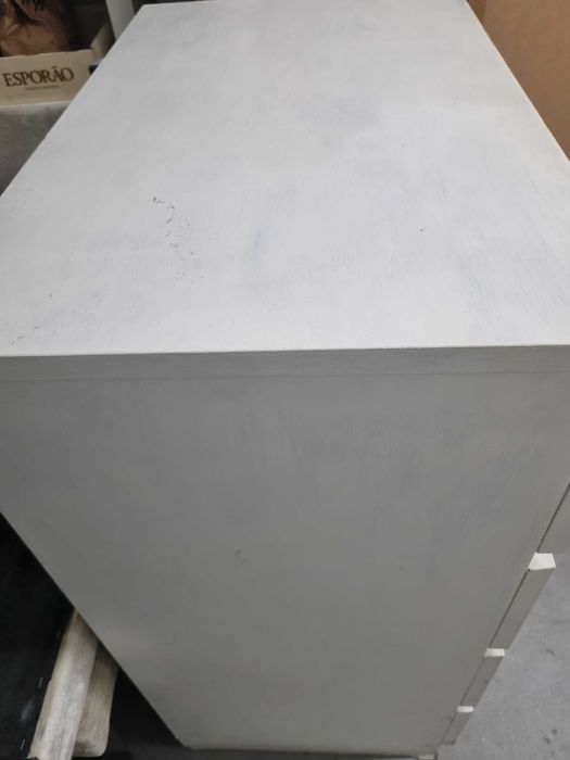 Cómoda Ikea 4 GAVETAS 74X70X45CM branco com puxadores personalizados