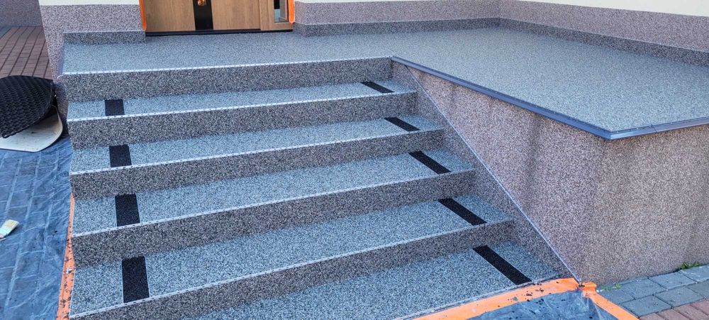 Kamienny dywan, izolacje tarasów, remont schodów