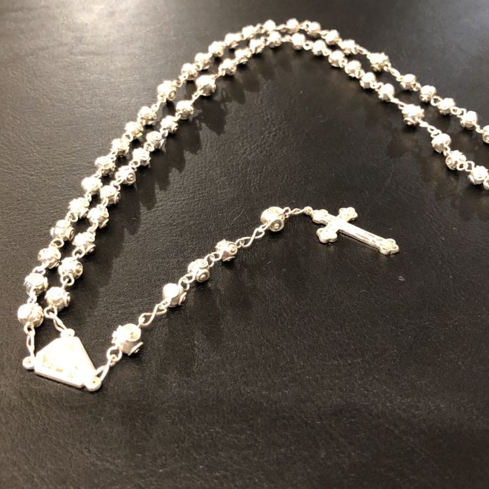 Terço em Bolas de Viana, Filigrana Portuguesa, Prata