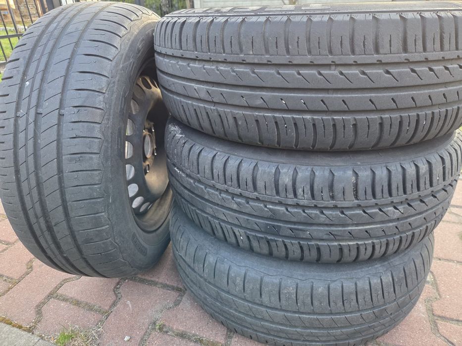 Felgi stalowe wraz z oponami letnimi 16' volkswagen