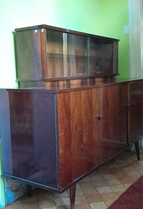Vintage Komoda z Nadstawką PRL – Patyczak / Mid-Century Modern