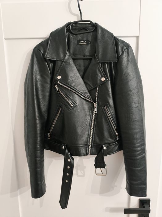 Kurtka biker eko skóra ONLY rozmiar S czarna