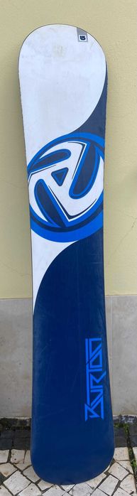 Prancha de Snowboard Burton Air 2007 com fixadores e bolsa