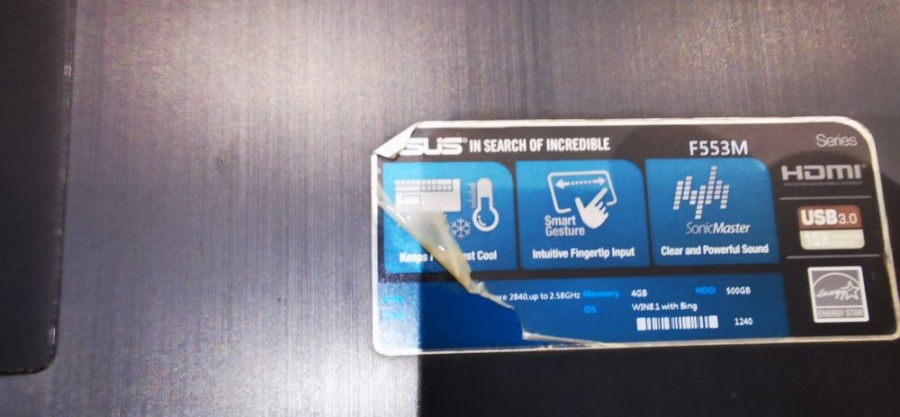 ASUS F553M,4Ram,500GB