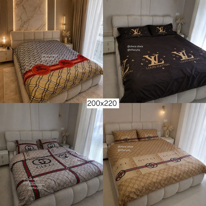 Komplet pościeli 200x220 bawełna Louis Vuitton Gucci