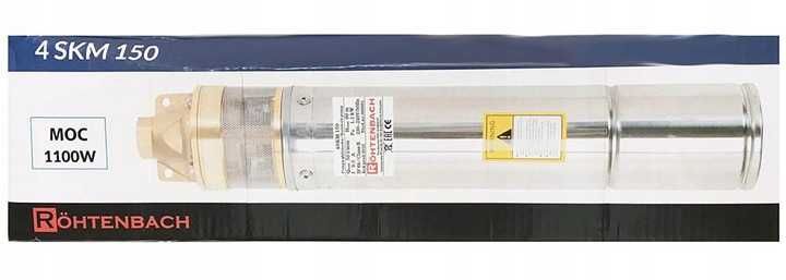 Pompa głębinowa śrubowa 4SKM 150 kabel 15m 50L/min Rohtenbach