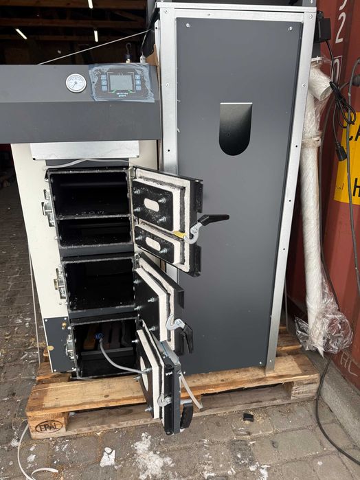 piec na pelet i drzewo kocioł peletowy  3-12 kw super palnik drewno