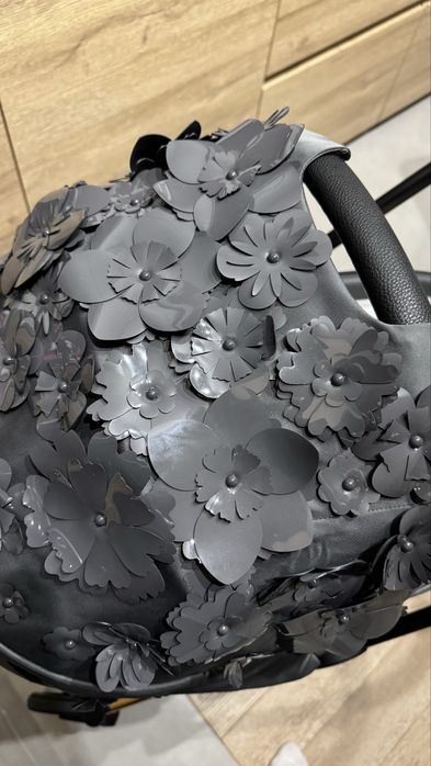 Gondola Mios 3.0 2 tapicerki simply flowers grey/spring blossom light