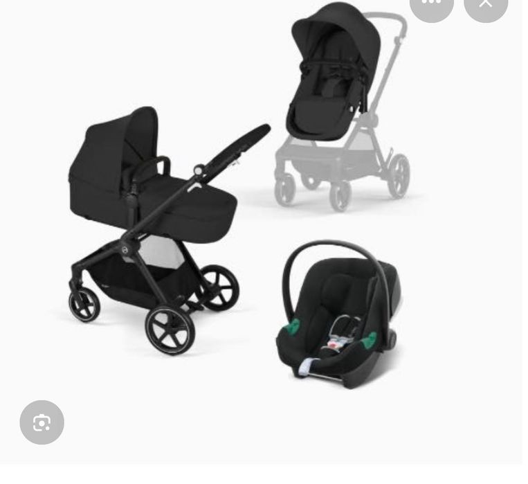 Carrinho bebe Cybex EOS preto