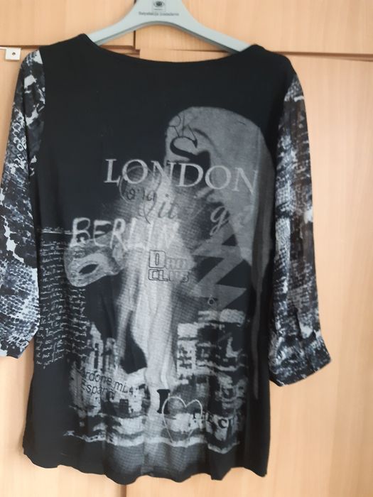 Bluzka lejąca,40/42 marki Andrea, dżety