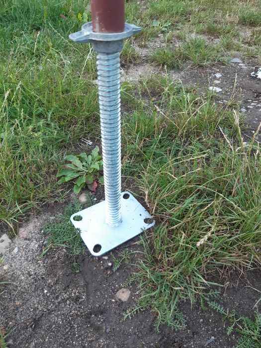 Stopy stopki regulowane warszawskie, kółka, rusztowanie warszawskie