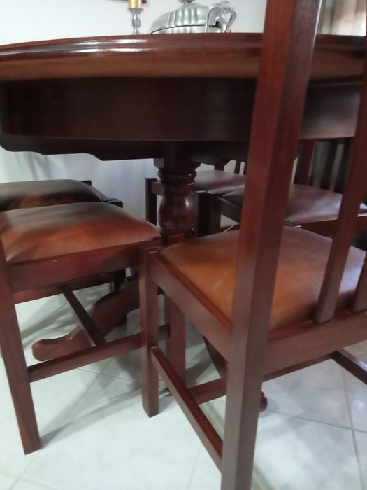 Mesa sala madeira maciça