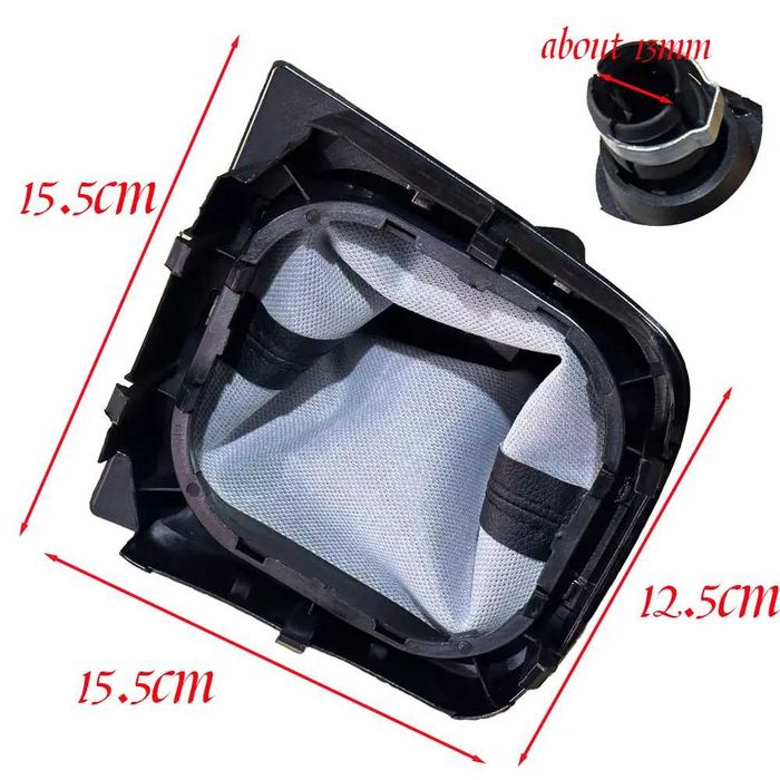Manete de Mudanças 5 Velocidades com Fole e Base para VW Golf 6
