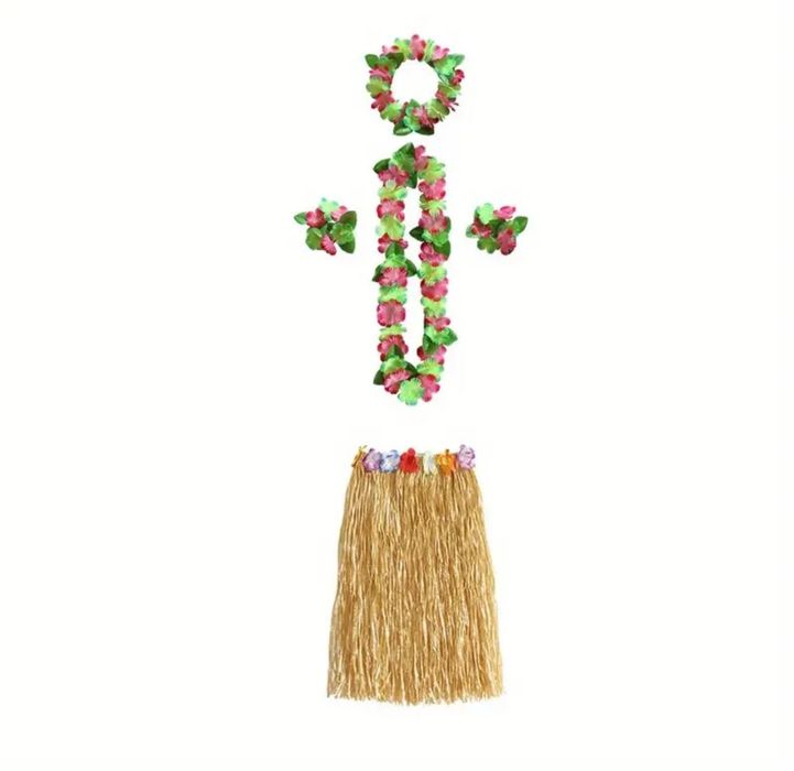 Kostium strój przebranie Damski zestaw hawajski Aloha hawaje nowy