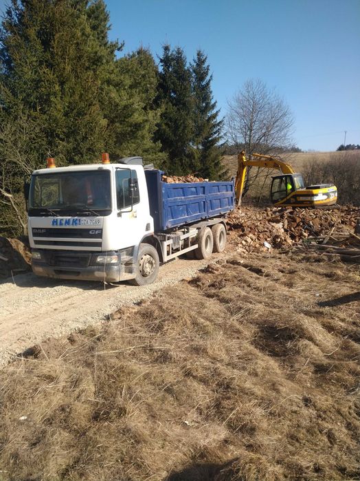 Prace ziemne  usługi sprzętem