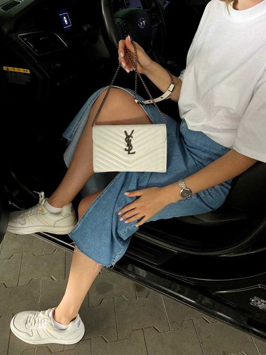 Torba damska na ramie Monogram Chain Wallet damska torebka