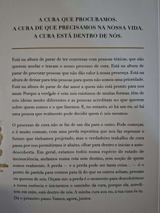 Este é o teu Momento de Cura