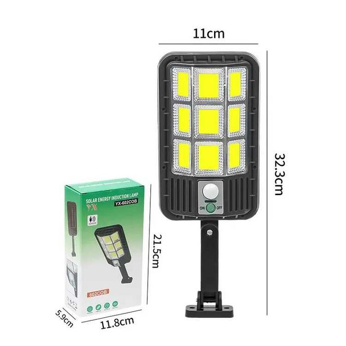 Lâmpada Solar Externa Holofote Led