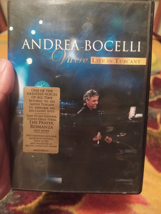 Andrea Bocelli live in tuscany DVD universal - envio grátis
