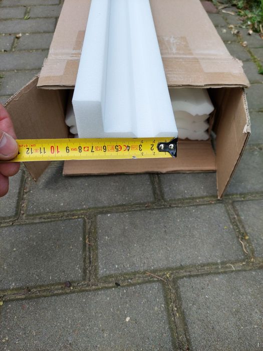 Sztukateria  12 szt nowa wys 11 cm