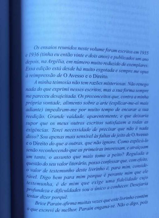 O Avesso e o Direito - Albert Camus