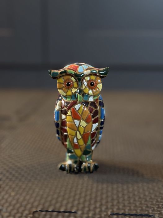 Mozaikowa figurka sowy