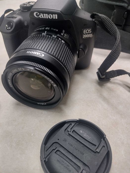 Canon EOS 2000D como nova em caixa original