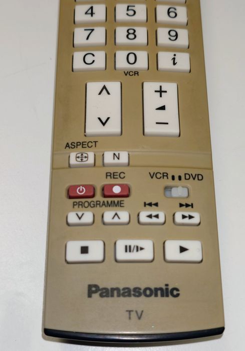 Oryginalny pilot Panasonic TV DVD VCR EUR 765101 B oryginał sprawny ok