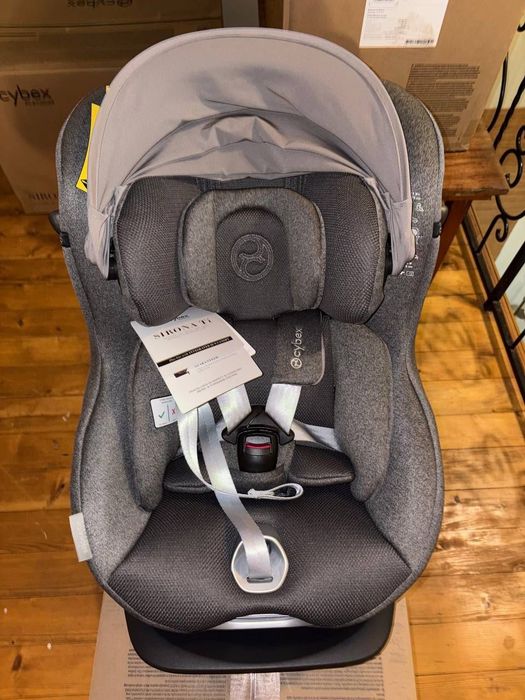 Детское автокресло с базой cybex sirona ti platinum бежеве