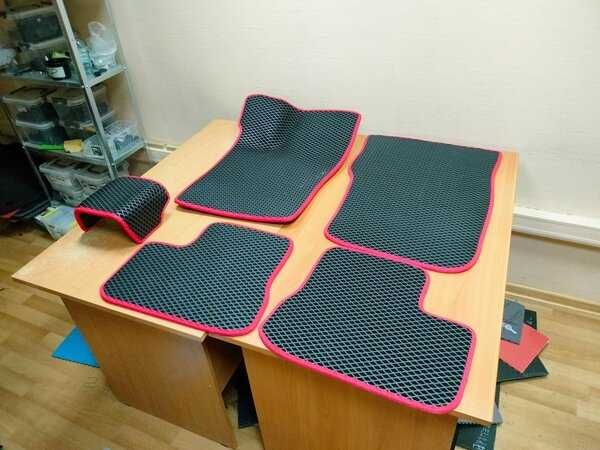 ТОП! Чорні ева коврики в салон Toyota | EVA килимки для багажника